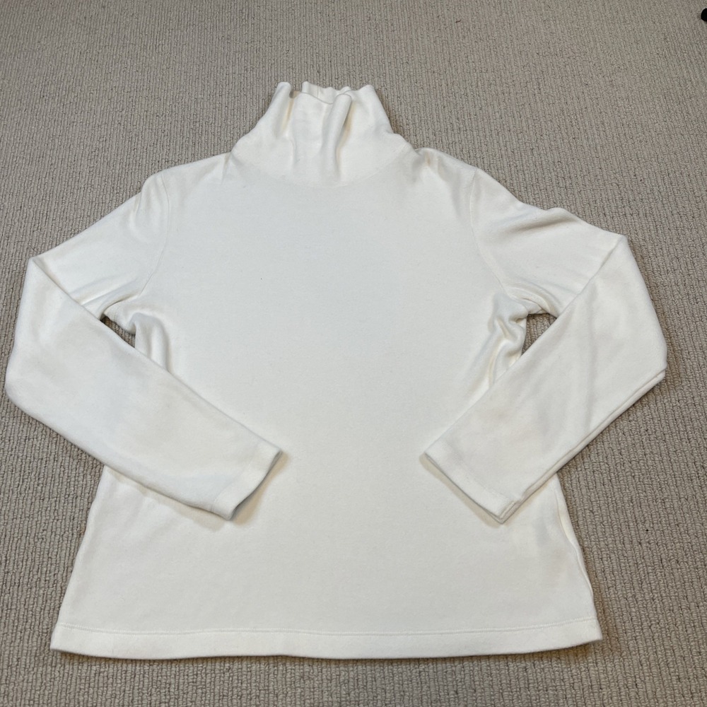 Uniqlo Women's Medium Long Sleeve Heattech Stretch Turtleneck T-Shirt Fleece
